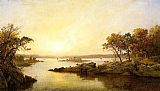 Jasper Francis Cropsey Afternoon at Greenwood Lake painting